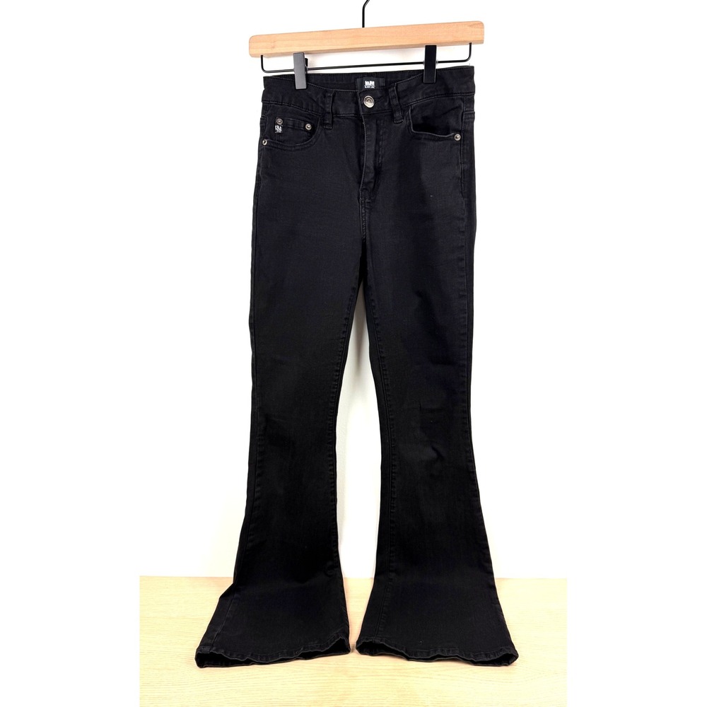 I & M‎ Black Label Mid-Rise Flare Jeans Size 3 Black Denim Jeans